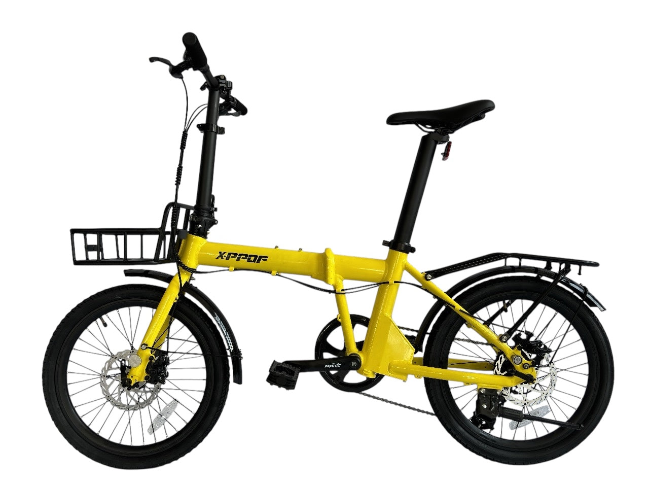 X-PPOF F02 Yellow – 20" Wheels | 7-Speed | Alloy Frame