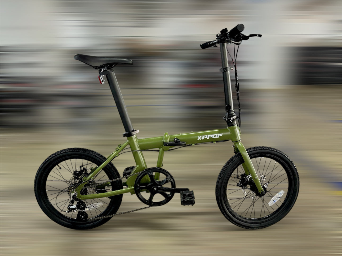 X-PPOF F02 Green – 20" Wheels | 7-Speed | Alloy Frame