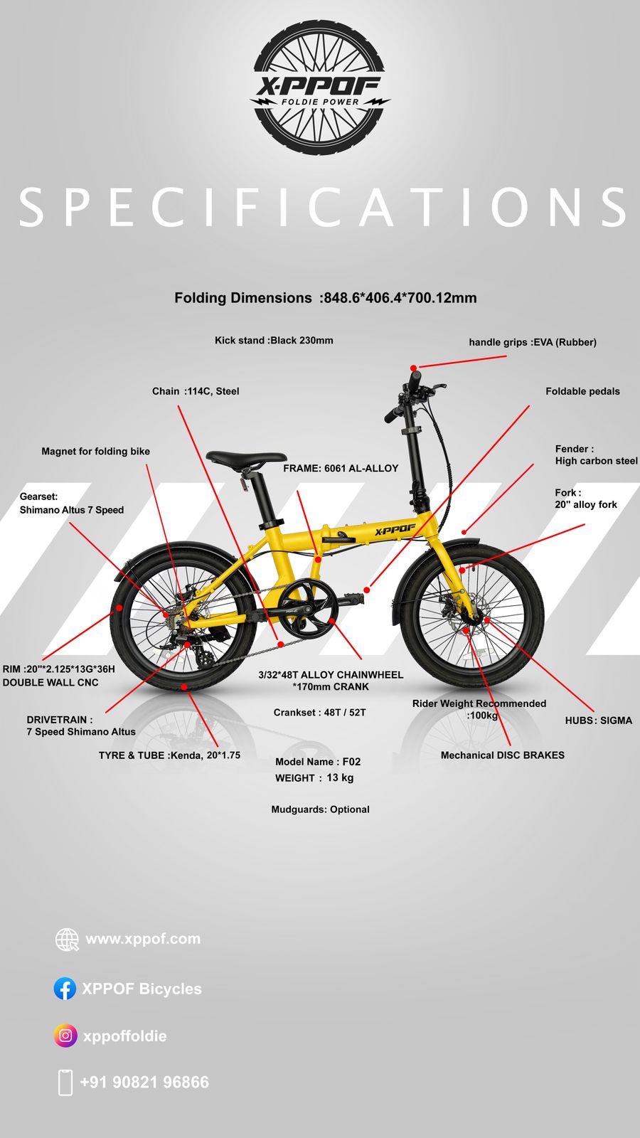 Pre-Booking – X-PPOF Folding Cycle (₹4,000 Advance – September Batch)