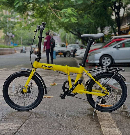 X-PPOF F02 Yellow – 20" Wheels | 7-Speed | Alloy Frame